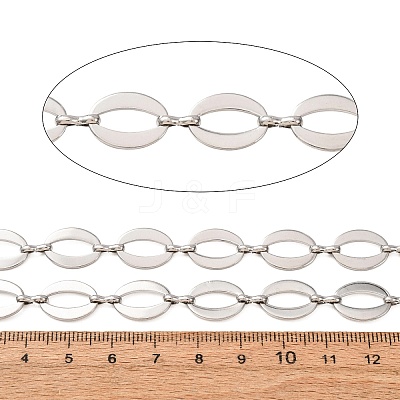 304 Stainless Steel Oval Link Chains SA-CBAE0F2-05P-1