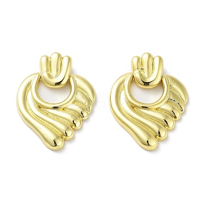 Brass Pendants KK-K353-05G-1