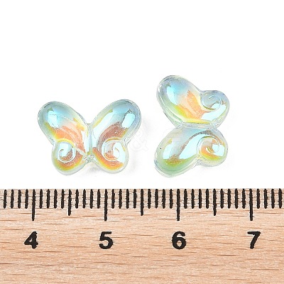AB Color Plated Transparent Glass Beads GLAA-Z020-01D-1