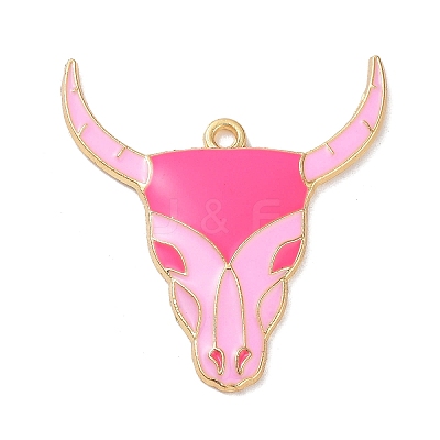 West Cowboy Theme Golden Plated Alloy Enamel Pendants FIND-B036-02E-1