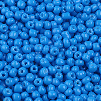 Baking Paint Glass Seed Beads SEED-S003-K17-1