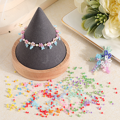 156g 12 Style Glass Seed Beads SEED-SC0001-32A-05-1