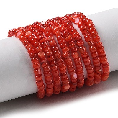 Natural Freshwater Shell Beads Strands SHEL-P017-01B-07-1