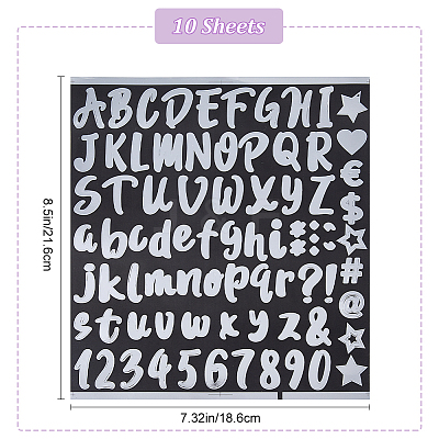 PVC Self-adhesive Label Stickers DIY-WH0013-61A-1