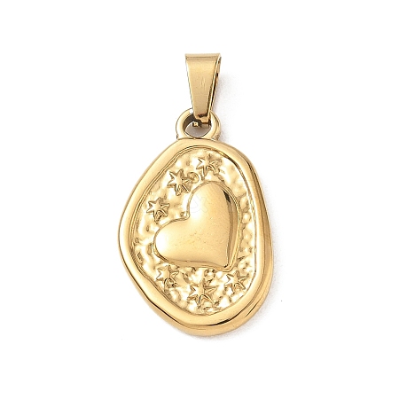 304 Stainless Steel Pendants SA-CBA34D4-03A-G-1