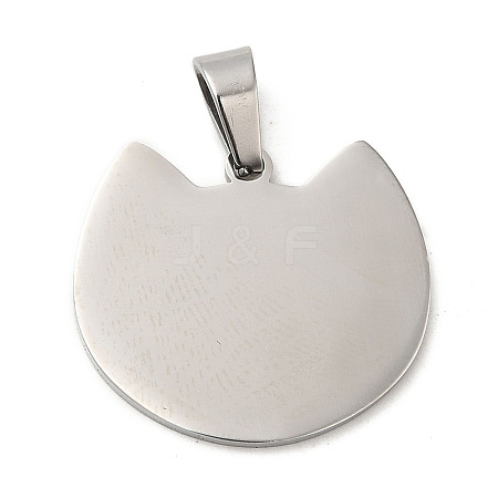 304 Stainless Steel Pendants STAS-A086-04P-1