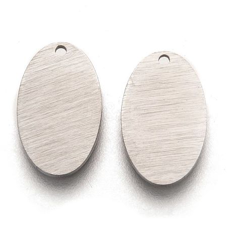 Tarnish Resistant 304 Stainless Steel Pendants STAS-O133-01B-P-1