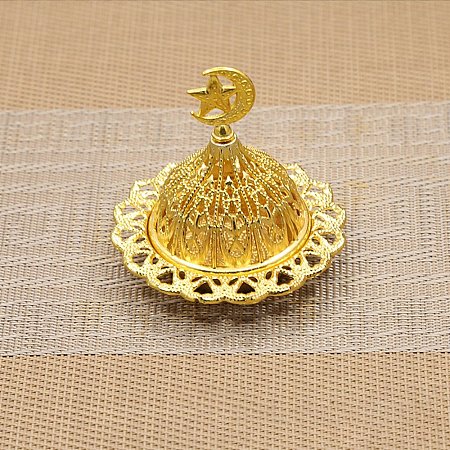 Alloy Incense Burners Tower Censer Holder INBU-PW0002-01F-1