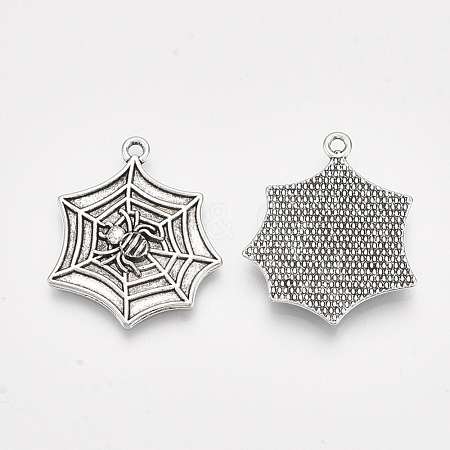 Tibetan Style Alloy Pendants TIBE-S314-62AS-LF-1