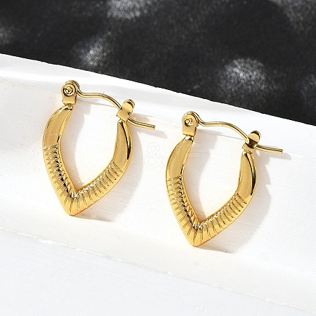 304 Stainless Steel Hoop Earrings for Women EJEW-L296-063G-1