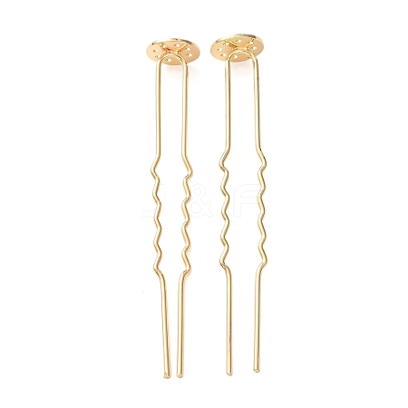 Brass Hair Fork Findings KK-H298-02A-1
