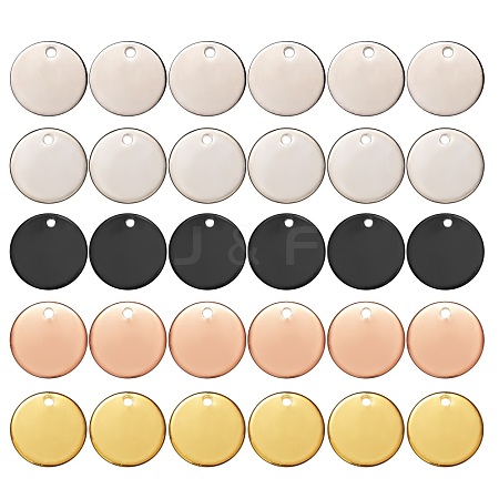 30Pcs 5 Colors Brass Charms KK-SZ0001-42-1