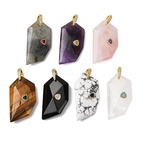 Natural Mixed Stone Pendants GG-CBA51ED-04G-1