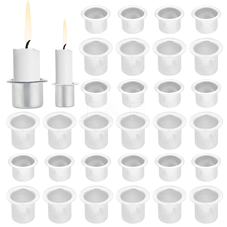 40Pcs 2 Styles Aluminum Candle Cup FIND-PH0004-52-1