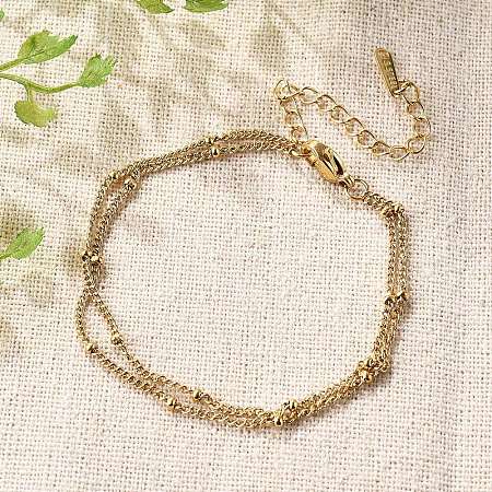 304 Stainless Steel Multi-strand Bracelets BJEW-Q051-02G-A-1