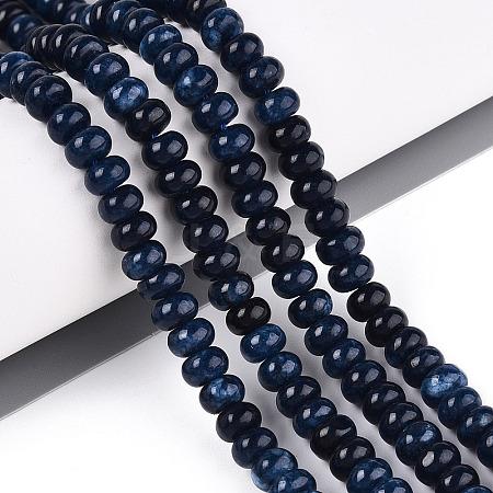 Dyed Natural White Jade Beads Strands G-T139-59A-02-1