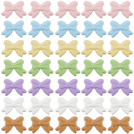 56Pcs 7 Colors Spray Painted Alloy Beads FIND-SC0015-36-1