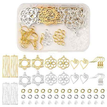 DIY Filigree Earring Making Kit DIY-YW0006-25-1