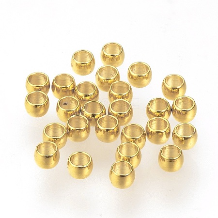 304 Stainless Steel Spacer Beads STAS-R065-81G-1