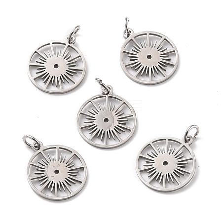 Non-Tarnish 201 Stainless Steel Pendants STAS-G253-02P-1