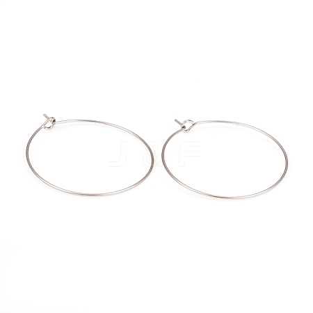 316L Surgical Stainless Steel Hoop Earring Findings STAS-G229-07P-04-1