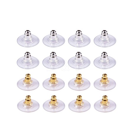 Brass Ear Nuts KK-PH0028-02M-1