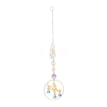 Brass Big Pendant Decorations LS-HJEW-M005-01G-01-1