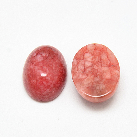Dyed Natural White Jade Cabochons X-G-Q957-01C-13x18-1