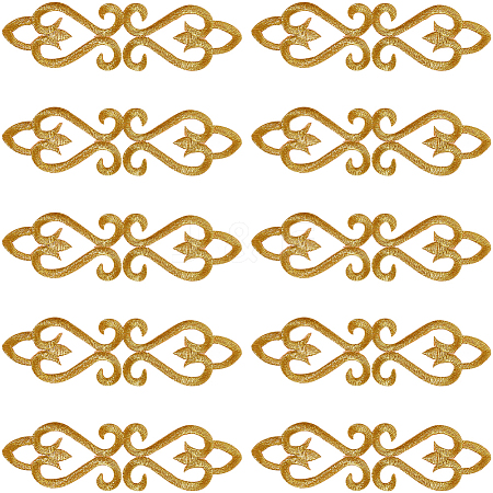 20Pcs Flower Polyester Computerized Embroidery Sew on Patches PATC-CY0001-33-1