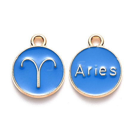 Alloy Enamel Pendants LS-ENAM-S124-01A-02A-1