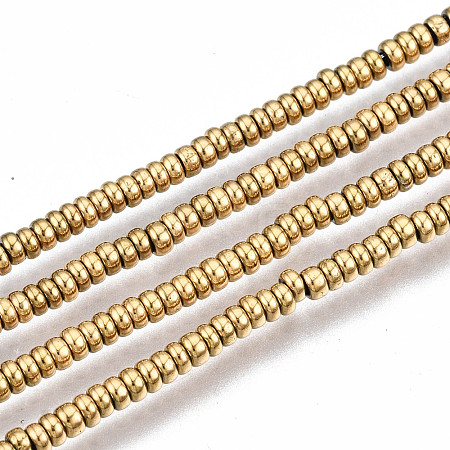 Electroplate Non-magnetic Synthetic Hematite Beads Strands G-T114-85G-1