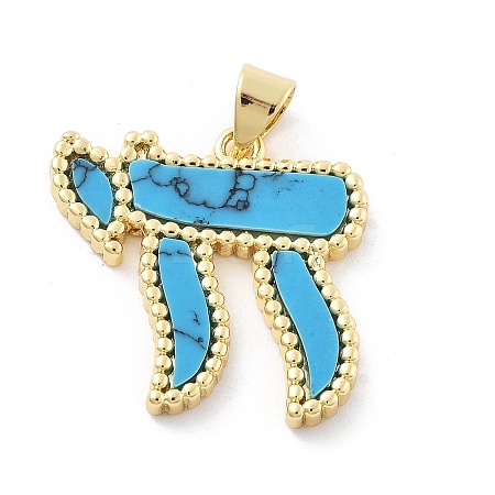 Brass Pendants KK-Z098-17G-02-1