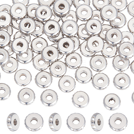 Unicraftale 80Pcs 201 Stainless Steel Spacer Beads STAS-UN0057-17-1