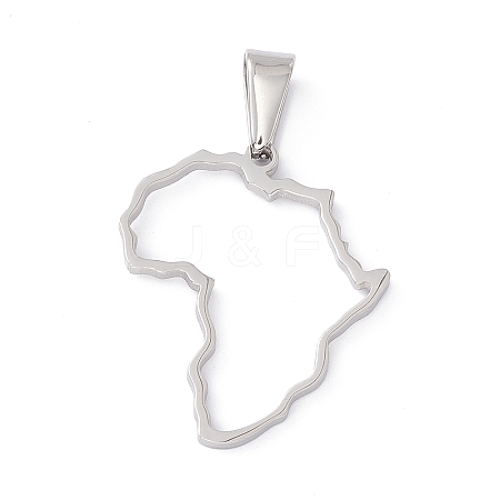 Non-Tarnish 304 Stainless Steel Pendants STAS-G284-02P-1
