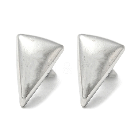 304 Stainless Steel Stud Earrings Findings STAS-G320-01B-P-1