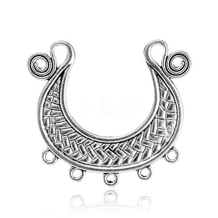 Tibetan Style Alloy Chandelier Links PALLOY-M178-10-1