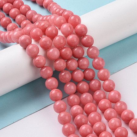 Natural Malaysia Jade Beads Strands G-A146-10mm-B08-1