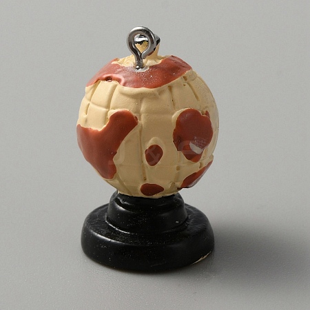 Opaque Resin Pendants RESI-TAC0002-73G-1
