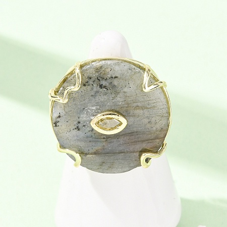 Natural Labradorite Cuff Rings GG-CBA5FCC-02G-07-1