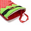 Christmas Stocking Felt Cloth & Iron Pendant Decoration DJEW-K027-01A-01-3