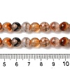 Dyed & Heated Natural Dragon Veins Agate Beads Strands G-P539-A01-08-5