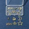 12Pcs 6 Styles Alloy Pendants FIND-FS0003-38G-8