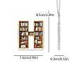 Acrylic Letter Shaped Book Shelf Pendant Decorations PW-WG0114B-08-1