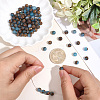 80Pcs Natural Chalcedony Beads Strands G-PA0002-36B-3
