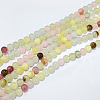 Natural Colorful Green Jade Beads Strands X-G-G757-01-6mm-2