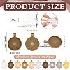 30Pcs 10 Colors Alloy Pendant Cabochon Settings FIND-PH0025-82-2