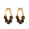 Round Alloy Hoop Earrings WH-WGA45C7-02-1