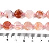 Natural Red Hematoid Quartz/Ferruginous Quartz Beads Strands G-C116-A72-01-5