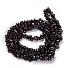 Natural Garnet Beads Strands G-G011-07-3