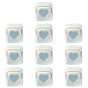 10Pcs Opaque Acrylic Enamel Beads ACRC-FS0001-02C-1